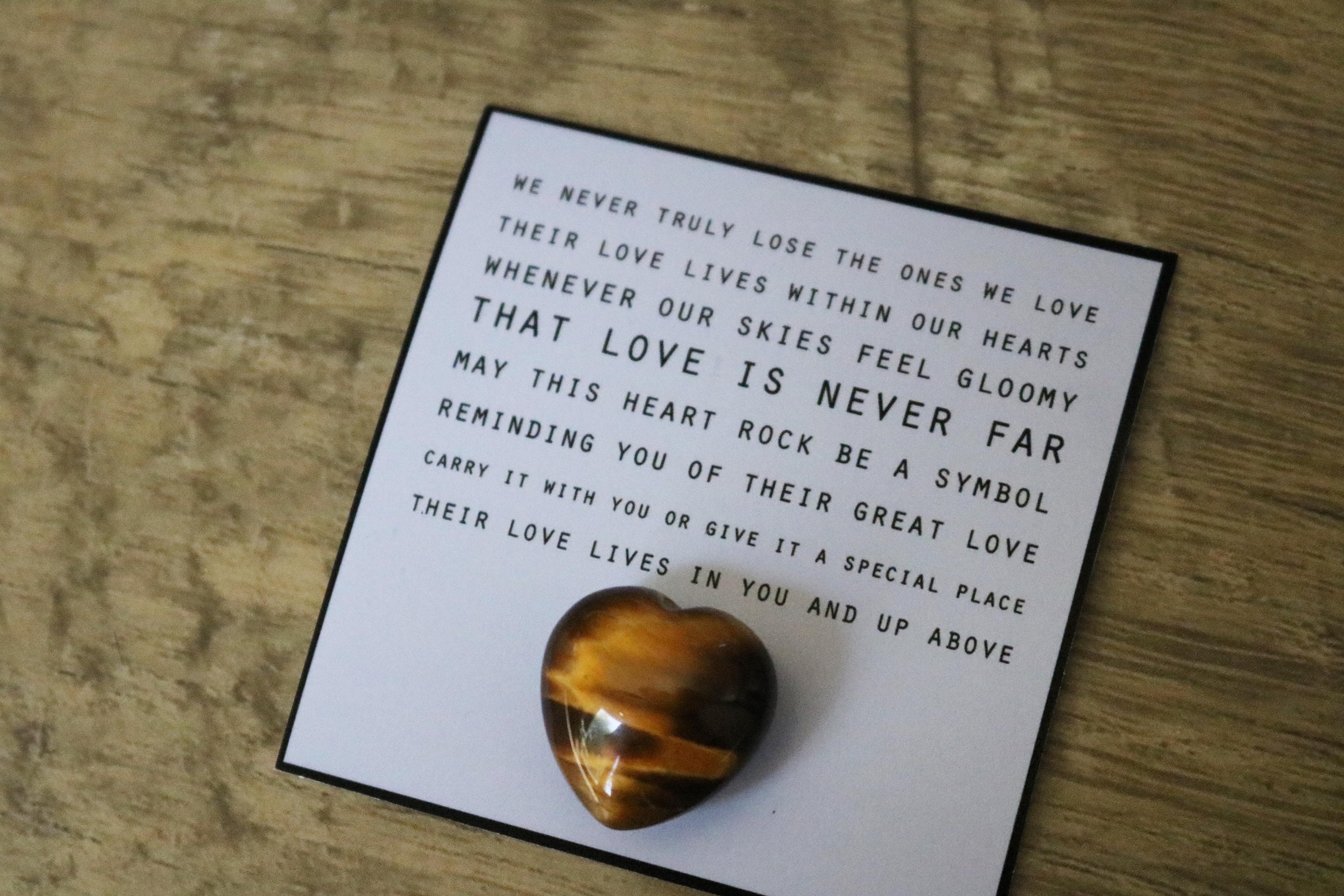 Memorial Gift Memory Stone Grief Loss Worry Stone Pocket Etsy