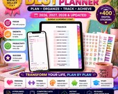 Best Digital Planner 2026, 2027, 2028 | iPad Planner,Journal,2026 ADHD Planner,Goodnotes Template,Daily,Weekly & Monthly Planners+Notability