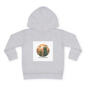 Sudadera con capucha de Baby Yoda Grogu / Sudadera con capucha para niños pequeños imagen 2