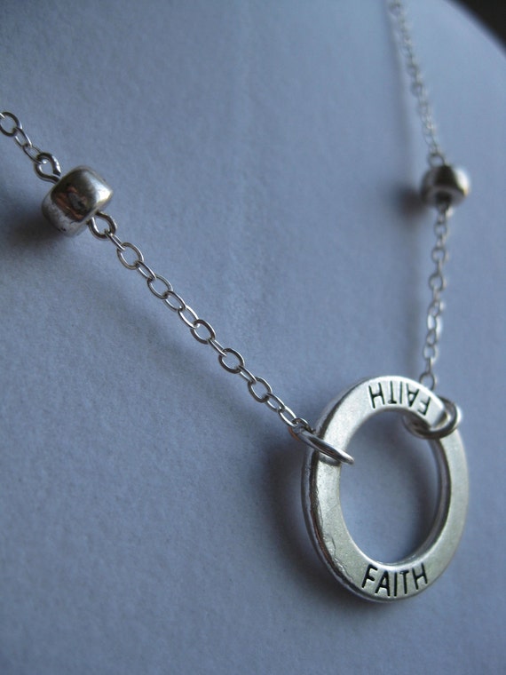 Items similar to Faith Chain Necklace on Etsy