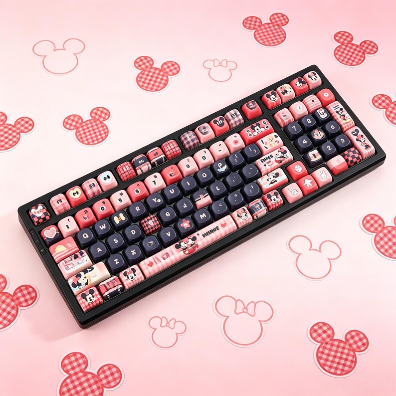 Anime Mickey Mouse Cartoon 140 Key Theme Key Set,pbt Material&moa ...