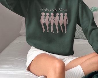 Sudadera cómoda de color, sudadera para mamá, regalo para ella, ropa minimalista