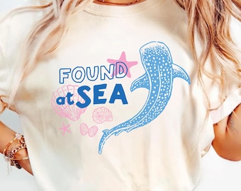 Whale Shark Found At Sea Shirt, Ocean Animal Lover Gift, Marine Life Vacation Tee