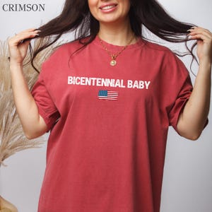 Bicentennial Baby Shirt, Vintage 1976 Birthday Tee, Turning 50 T-Shirt, July 4 Birthday Shirt, Retro Independence Day Tee zdjęcie 10