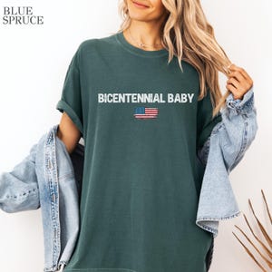 Bicentennial Baby Shirt, Vintage 1976 Birthday Tee, Turning 50 T-Shirt, July 4 Birthday Shirt, Retro Independence Day Tee zdjęcie 7