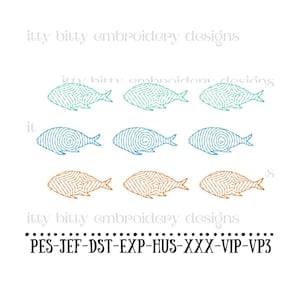Fish Embroidery Designs, Star and Circle Stitch Fill Design, Boy Embroidery Designs, Machine Embroidery Designs, Fishing Embroidery Designs