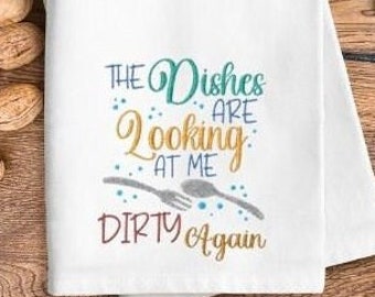 Kitchen Embroidery Designs, Funny Kitchen Embroidery Designs, Humorous Kitchen Towel Design, Embroidery Pattern, Machine Embroidery Designs