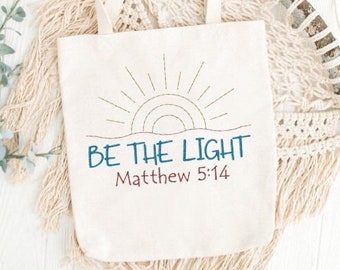 Bible Verse Machine Embroidery Design: Scripture Quote (4x4 and 5x7 Hoop)