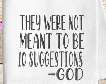 Funny God Embroidery Design, Christian Quote (pes, jef, exp, dst, hus, xxx, vip, vp3)