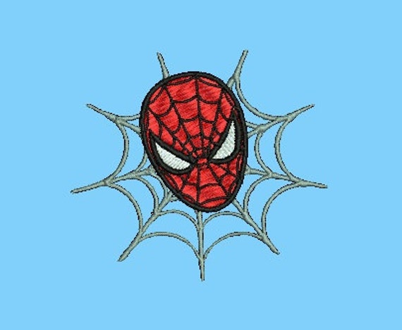 Spiderman Filled Embroidery Design 241 Instant Download Etsy