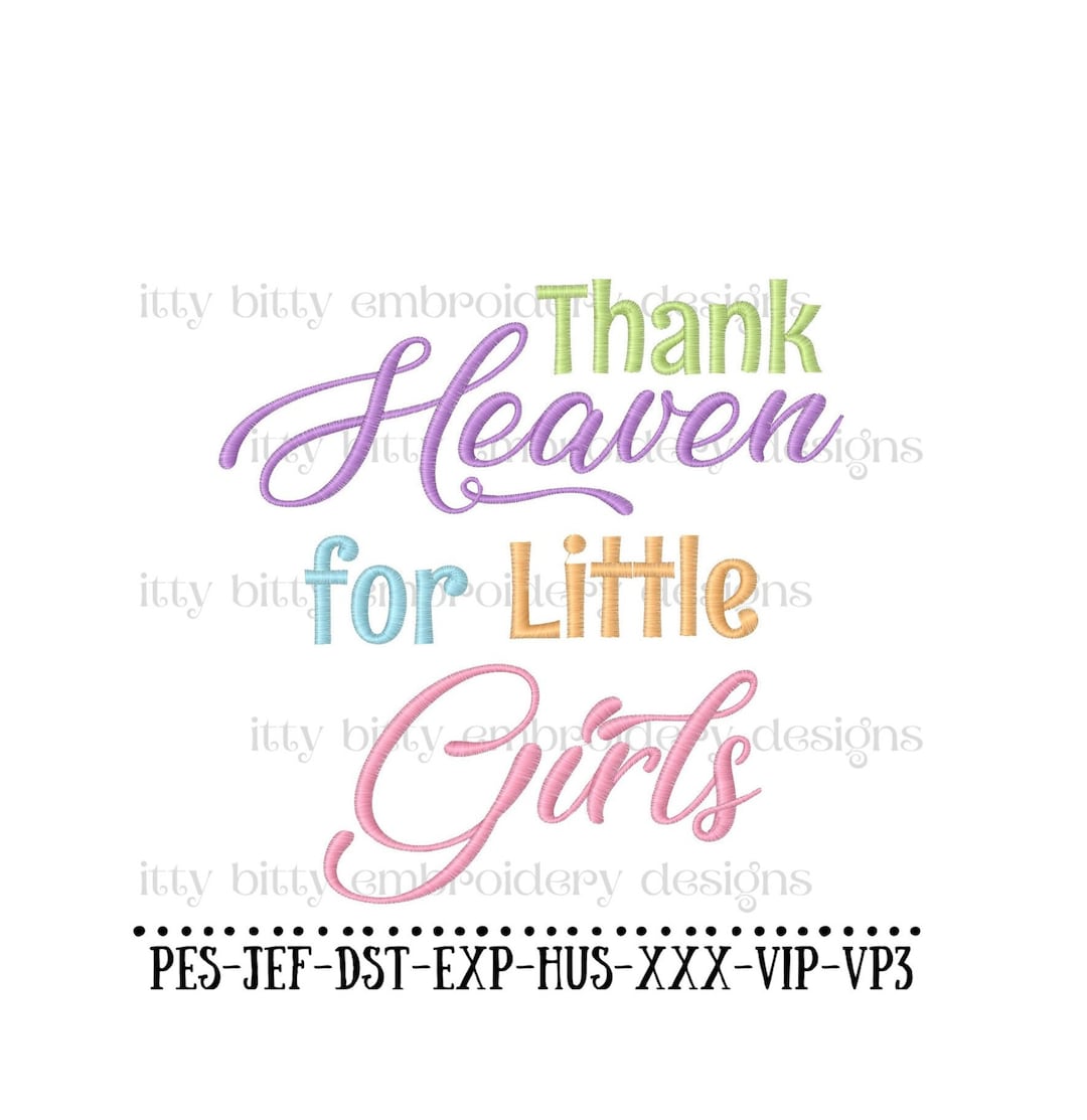Embroidered Thank Heaven for Little Girls Long Sleeve Pink Swiss Dot Bow Bubble main image 0