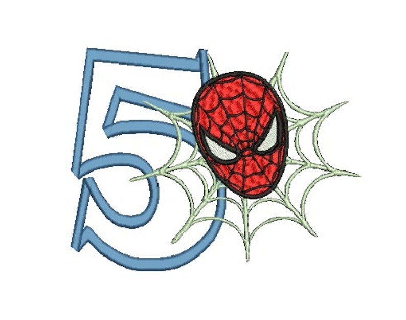 Diseo de bordado spiderman diseo de bordado spiderman  etsy