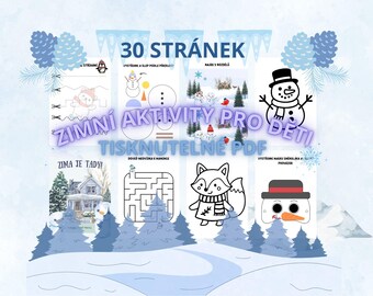 Winter Activities for Kids – 30 Printable Worksheets (PDF Download, Ages 3-6)