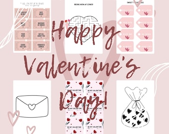 Valentine’s Day Printables for Kids | Cards, Coupons & Activities | Ages 3–6 | Preschool PDF