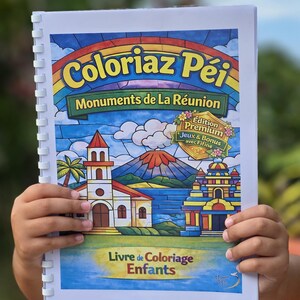 Coloring Book Kids – Coloriaz Péi Monuments | The Reunion Activity Book PDF image 2