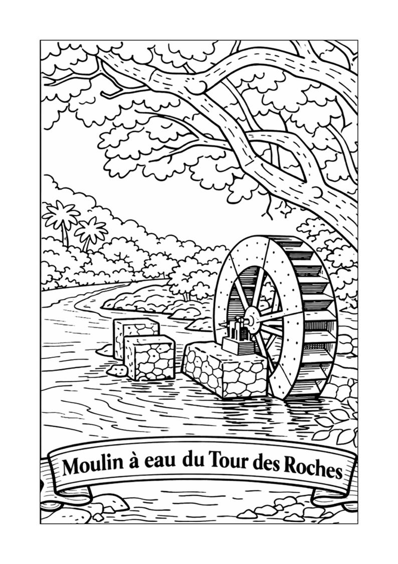 Coloring Book Kids – Coloriaz Péi Monuments | The Reunion Activity Book PDF image 3