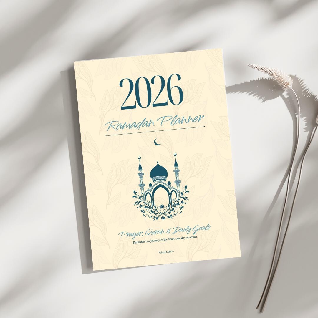 Ramadan Planner 2026 PDF – Printable Islamic Daily Planner & Journal ...