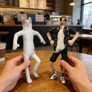 Bambola di peluche personalizzata con la faccia brutta: foto personalizzata, regalo divertente e snodabile