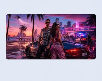 Ispirato a GTA, il tappetino per mouse Prof. per eSport, giocatori professionisti e streamer: velocità e controllo, Hyperclick.