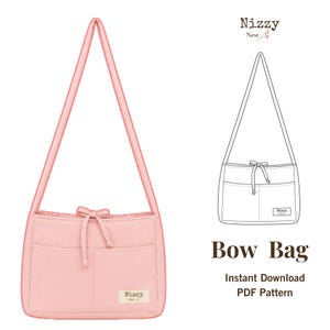 Bow Bag Sewing Pattern: Beginner-Friendly Video Tutorial (PDF Download)