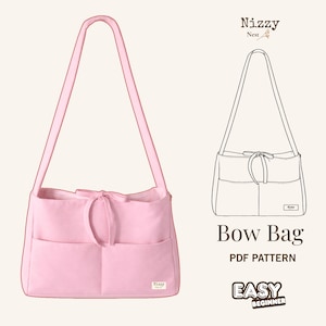 Bow Bag Sewing Pattern: Beginner-Friendly Video Tutorial (PDF Download)