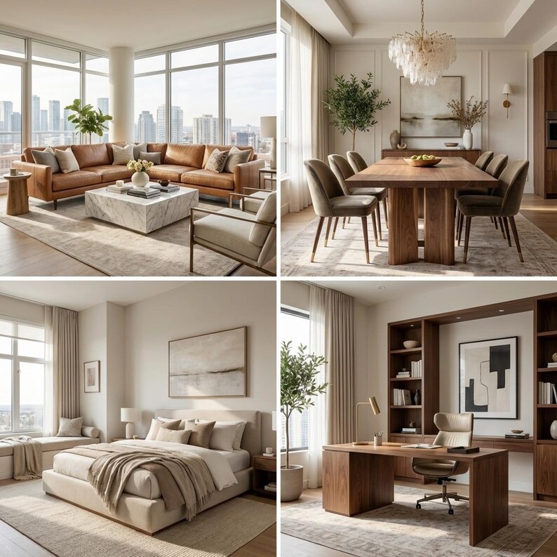 Luxury Interior Design Website Template HTML CSS | Responsive Portfolio ...