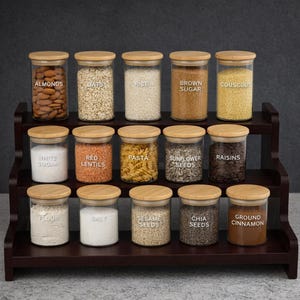 Kitchen Shelf Organizer & Cabinet Riser, Stack able Storage Rack for Pantry,  Cabinet Space Saver, Expandable Kitchen Organizer