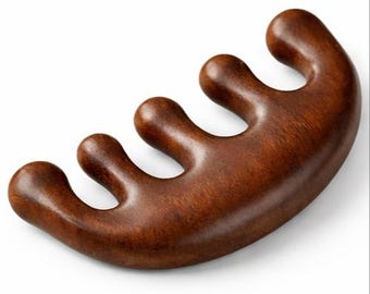 Wooden Scalp Massager for Hair Care, Head Massage Tool for Relaxation, Anti-Stress Scalp Stimulator, Natural Hair Care Tool