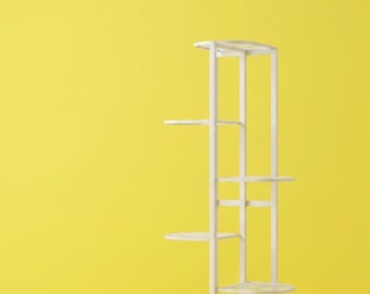 6-laags metalen plantenstandaard voor binnen en buiten | Plantenrek voor 7 potten | Hoge bloemenstandaard met meerdere niveaus voor balkon, woonkamer en tuin