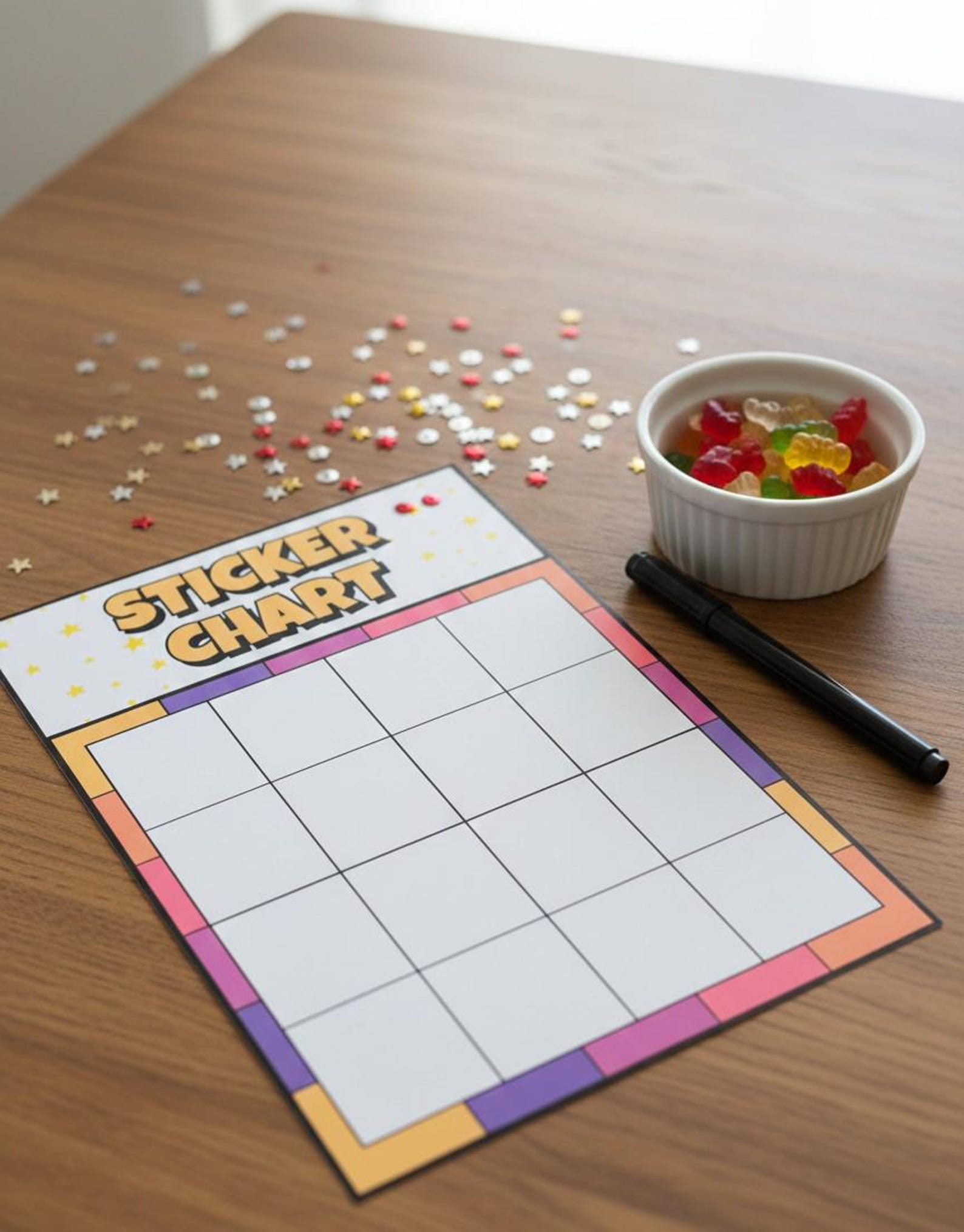 Map Incentive Chart Printable Sticker Chart for Kids, Reward Tracker, Custom Goal Map ...