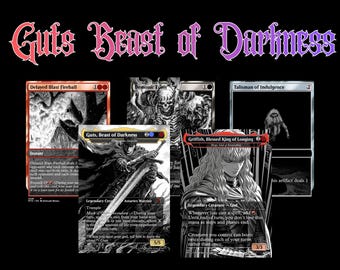 Guts Beast of Darkness Custom Berserk Playtest Deck (100 Cards) – Grixis Colors, Foil Option