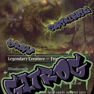 The Gitrog cEDH graffiti alter Playtest Card