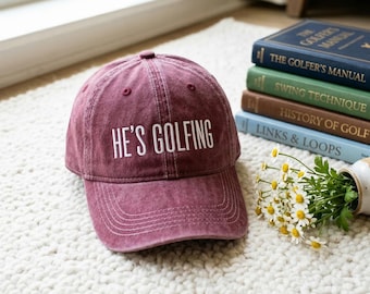 Gorra de golf bordada, gorra con el lema "Está jugando al golf", estilo béisbol unisex.