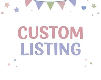 Anuncio personalizado para adornos de tartas - Por favor, consúltame primero. Varios temas disponibles.