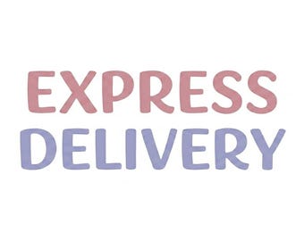 Entrega urgente opcional por Royal Mail, Hearty Party Prints.