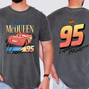 disney pixar cars, Vintage Lightning McQueen Shirt