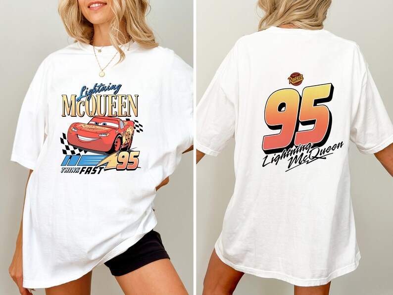 Vintage Lightning McQueen Shirt, retro mcqueen shirt, disney vacation 2026