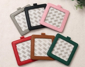 4 x 4 inch zelfafwerkend vierkant leren ornament
