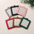 4x4 Inch Self Finishing Needlepoint Square Leather Ornament product logo