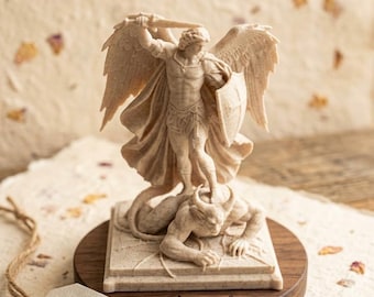 Engel Erzengel Michael In Steinoptik