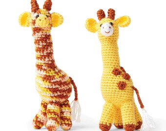 Wzór na szydełkową żyrafę amigurumi – przyjazny dla początkujących, pluszowy zwierzak DIY (do pobrania w formacie PDF)