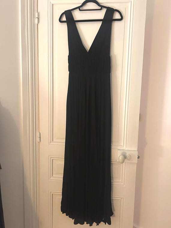 Saint Laurent, SAINT LAURENT Black Gown Dress