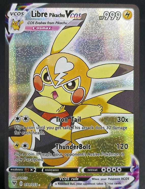 fanmade pokemon cards Proxy Fan-Made Pikachu Cosplay Pokémon Cards, unofficial fan-art custom  made trading cards, Mew, Mewtwo, Charizard, TCG