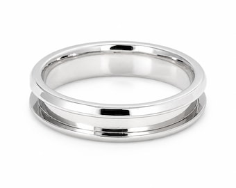 925 Sterling Silver Ring Klassisk Minimalistisk Stapelbar Bröllopssmycken Vardagsbruk