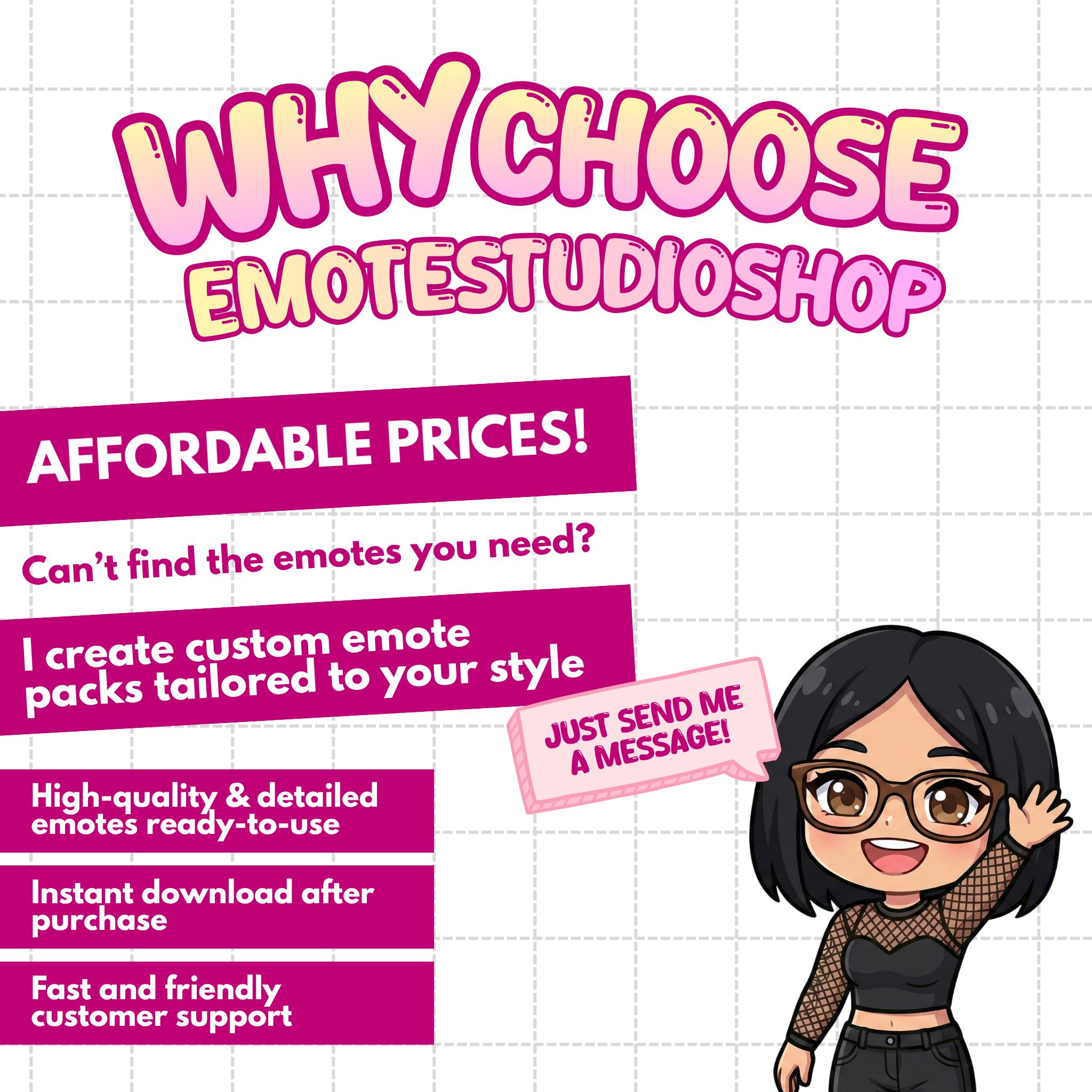 Jetpack Cat Overwatch Emote Pack X10 | Cute Chibi Emotes for Twitch ...