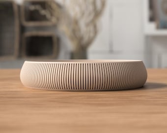 Japandi Schale 3D Druck PLA | Minimalistische Ablageschale | Catch All Tray | Moderne Deko Schale | Schlüsselablage | Geschenkidee