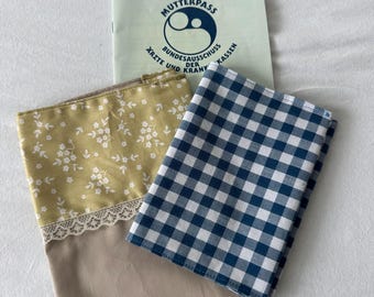 Fabric maternity record book cover – customizable – handmade – sustainable – pregnancy book cover