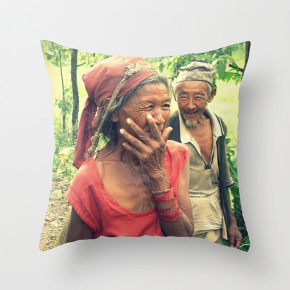Pillow Cover True Love Nepalese Couple Old Couple Sweet Etsy