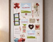Canva Memory Book Template | Editable Scrapbook | Personalized Digital Download