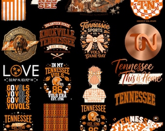 17+ Tennessee png Matchdag SVG-paket, Vols PNG, Knoxville Tennessee SVG, fotbollsmamma-tröjadesign, Cricut-klippfiler, direktnedladdning